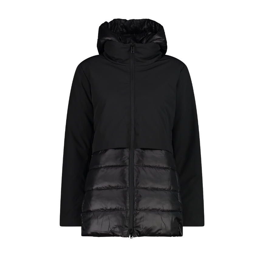 Campera Larga softshell Reciclada - Mujer