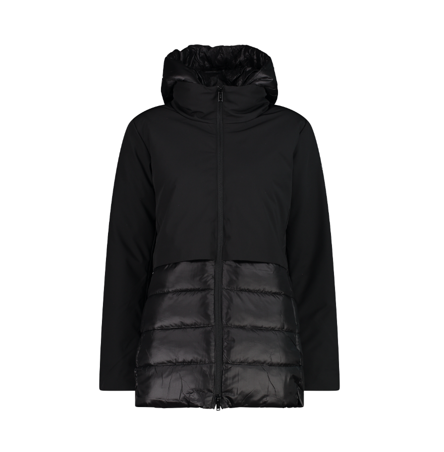 Campera Larga softshell Reciclada - Mujer