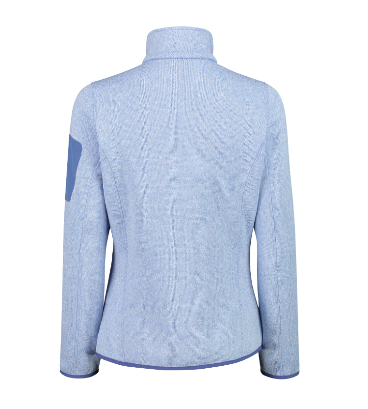 Campera Melange Knit Tech - Mujer