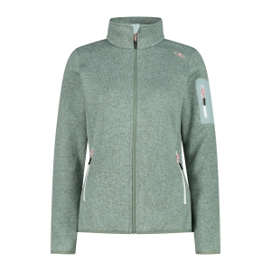 Campera Melange Knit Tech - Mujer