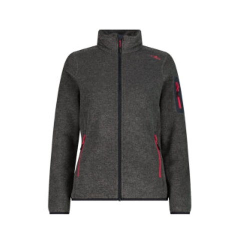 Campera Melange Knit Tech - Mujer