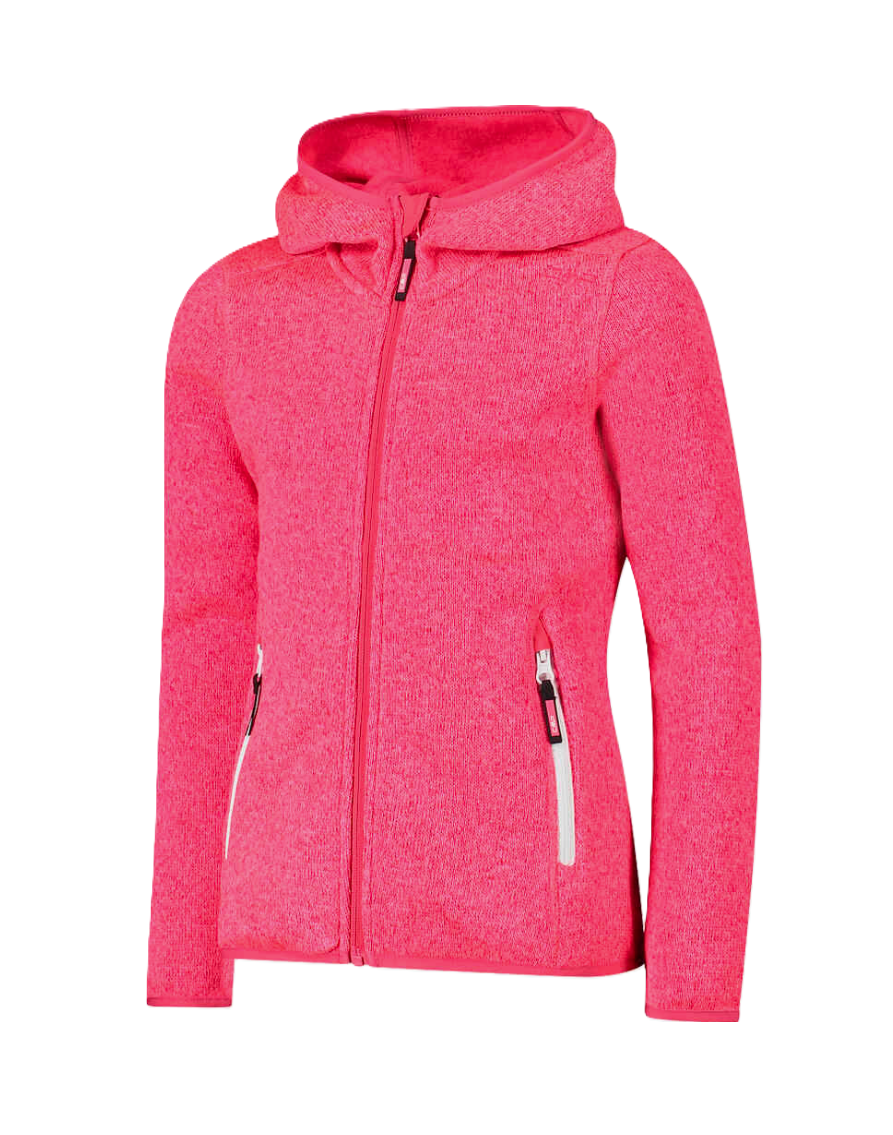 Campera Polar Fix Hood - Niñas