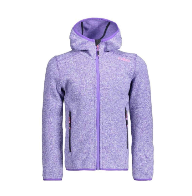 Campera Polar Fix Hood - Niñas