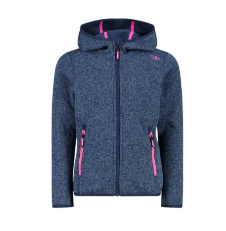 Campera Polar Fix Hood - Niñas