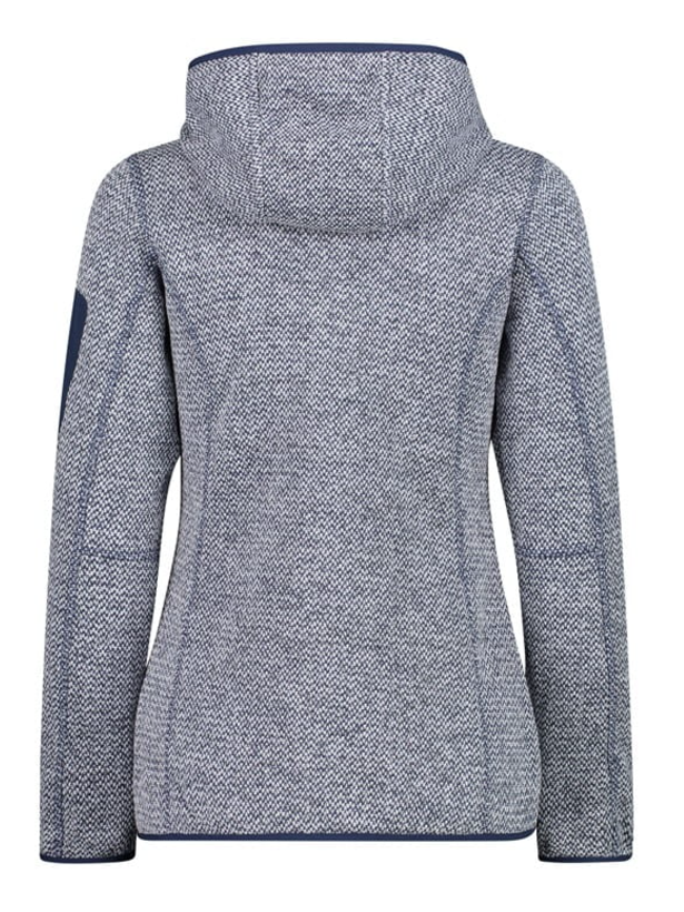 Campera Fix Hood Polar Knit Tech - Mujer