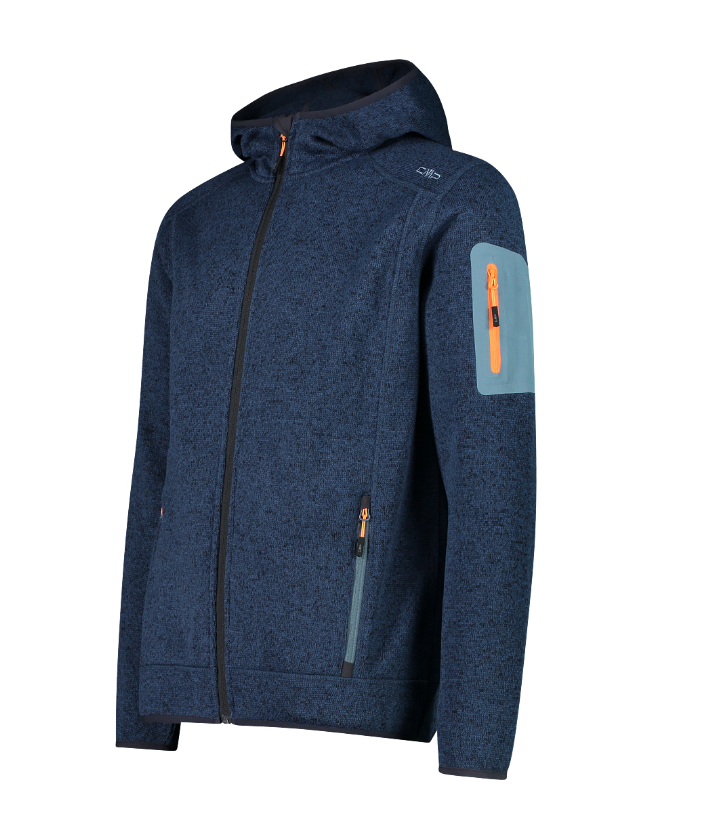 Campera Fleece C/Capucha - Hombre