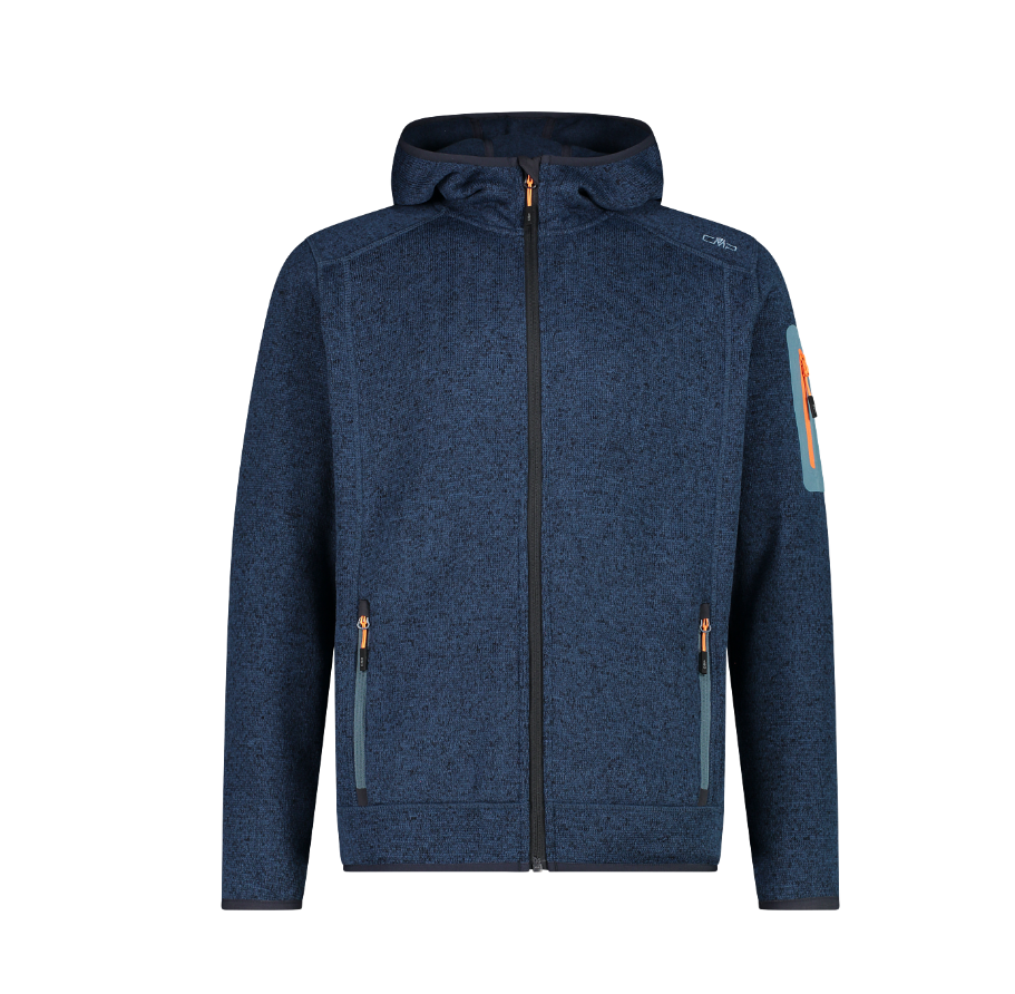 Campera Fleece C/Capucha - Hombre
