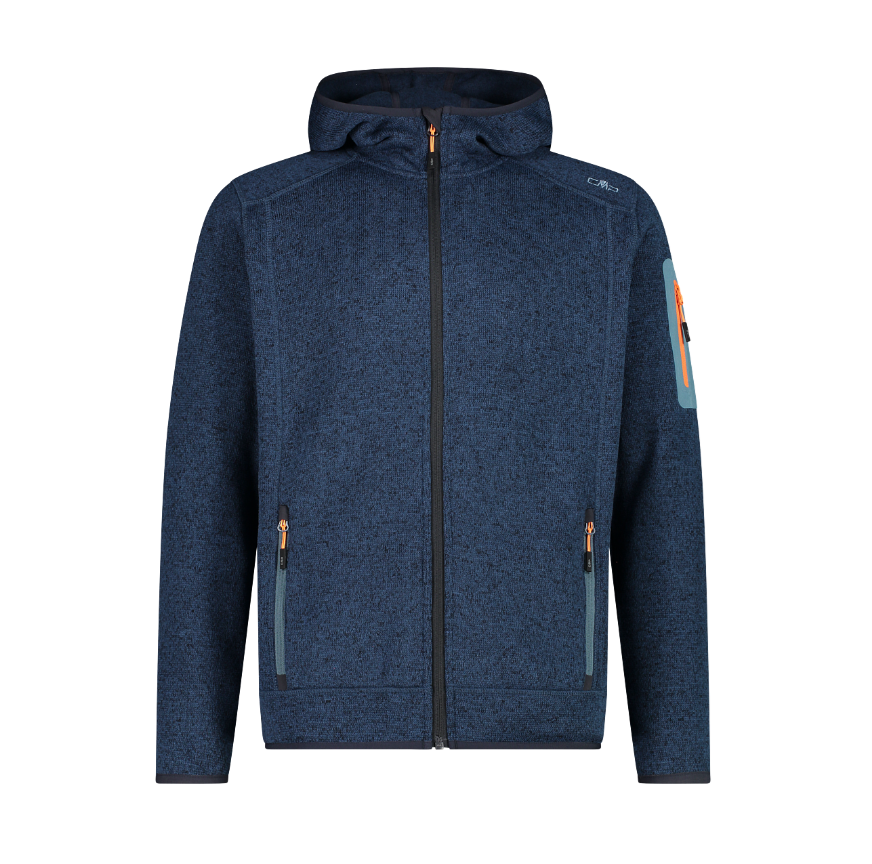 Campera Fleece C/Capucha - Hombre