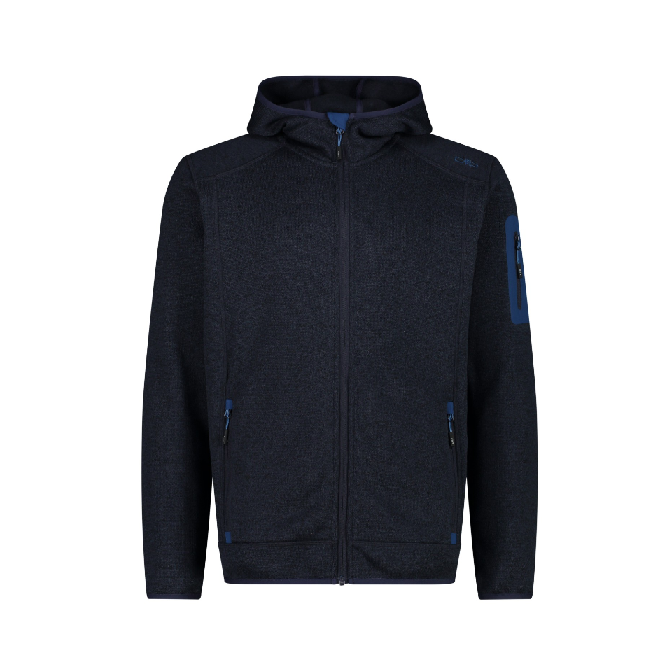 Campera Fleece C/Capucha - Hombre