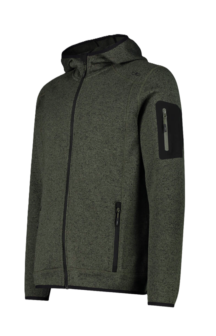 Campera Fleece C/Capucha - Hombre