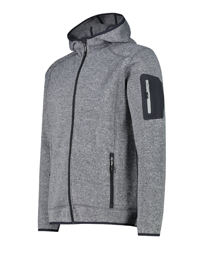 Campera Fleece C/Capucha - Hombre