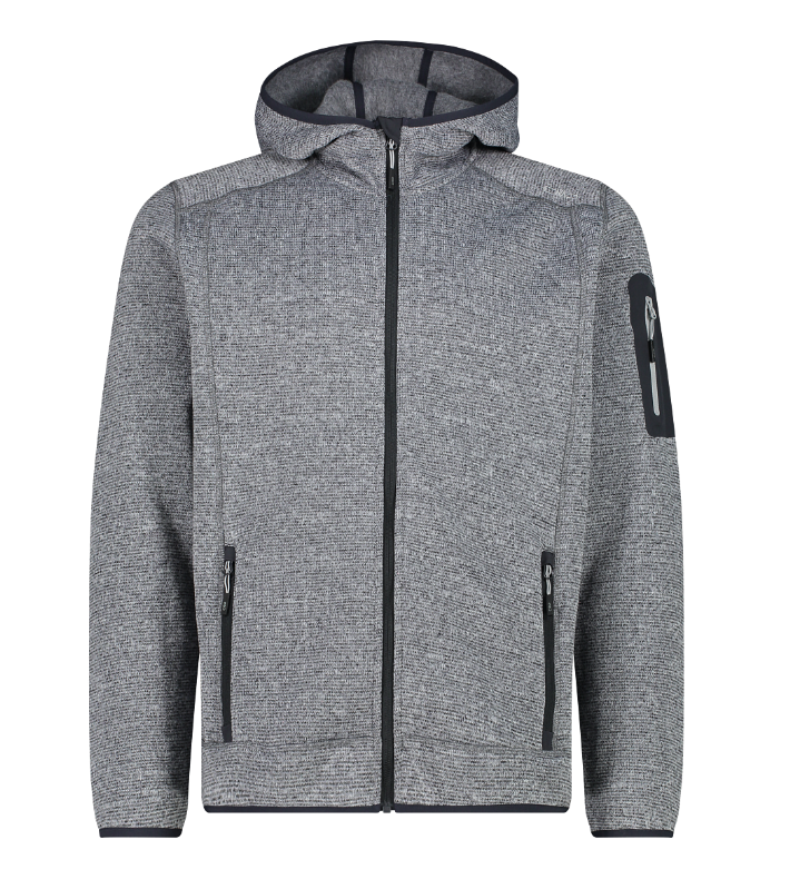 Campera Fleece C/Capucha - Hombre