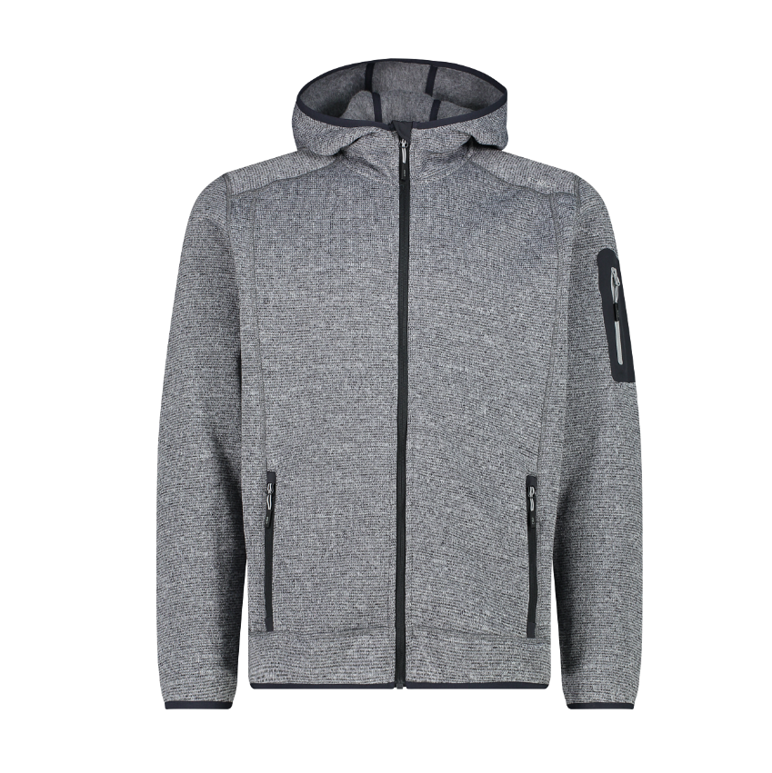 Campera Fleece C/Capucha - Hombre