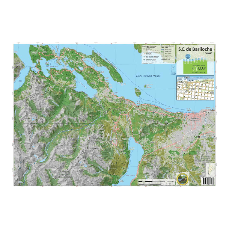 Pixmap Mapa Topografico Bariloche