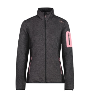 Campera Melange Knit Tech - Mujer