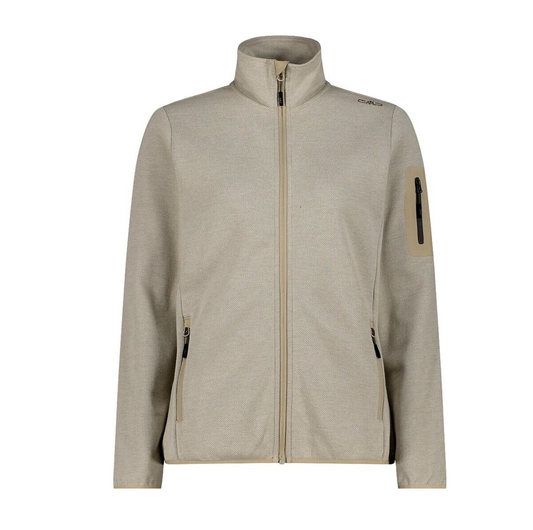 Campera Melange Knit Tech - Mujer