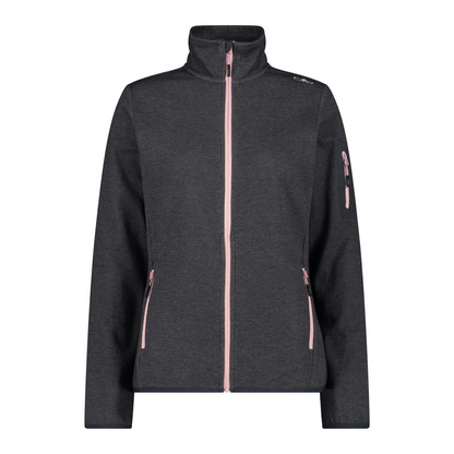 Campera Melange Knit Tech - Mujer