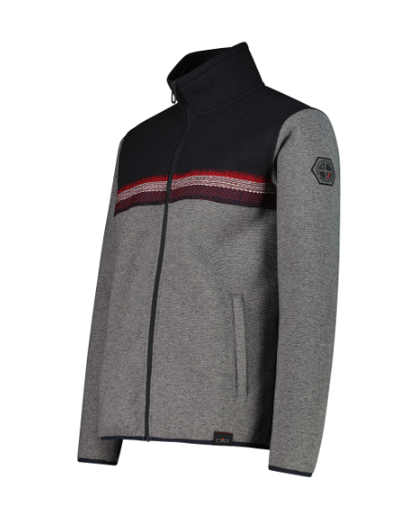 Campera Knit Tech Zip Up - Hombre