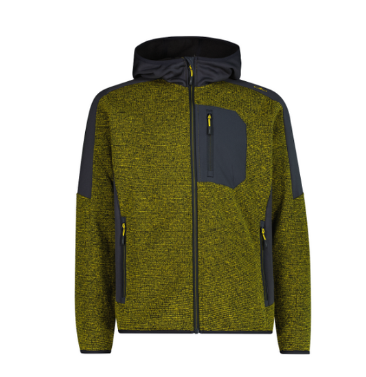 Campera Hooded Knit Tech - Hombre