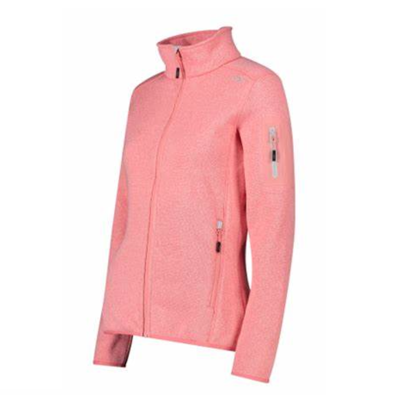 Campera Melange Knit Tech - Mujer