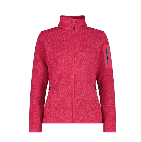 Campera Melange Knit Tech - Mujer
