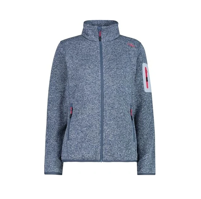 Campera Melange Knit Tech - Mujer