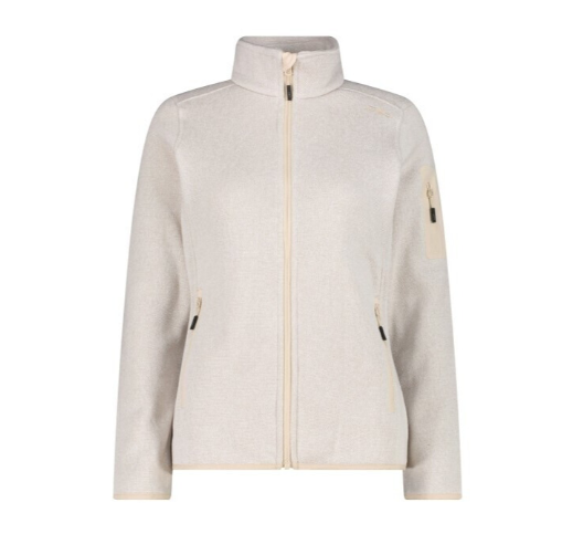 Campera Melange Knit Tech - Mujer