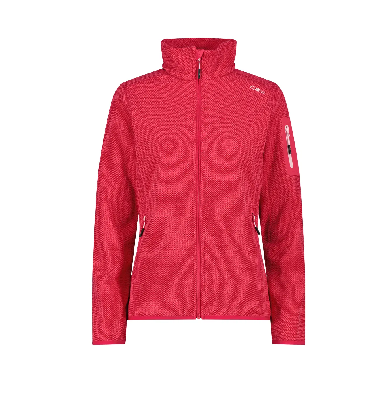 Campera Melange Knit Tech - Mujer