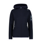 Campera Fix Hood Polar Knit Tech - Mujer