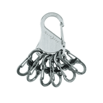 Llavero Mosqueton Plastico 7,8cm c/Trabas