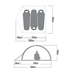 Carpa Dome II -3 Personas