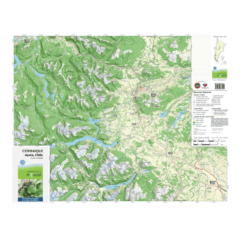 Pixmap Mapa Topografico Coyhaique